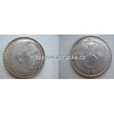 5 Reich Mark 1936 A Svastika